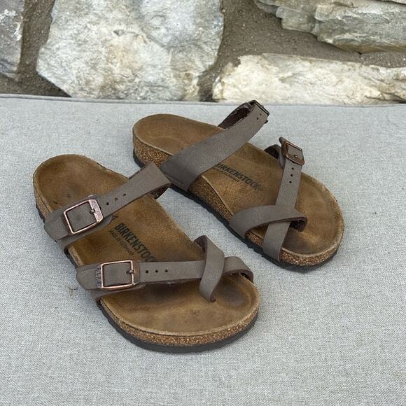 Birkenstock Mayari brown sandals KIDS size 30 (12-12.5) - Picture 6 of 6